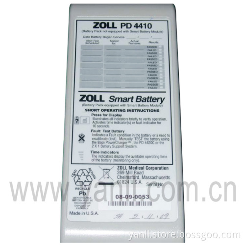 ZOLL MEDICAL PD 4410 DEFIBRILLATOR BATTERY PACK PD4410